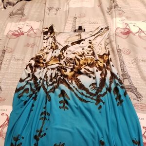 A animal print dress